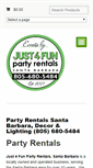 Mobile Screenshot of just4funpartyrentals.com